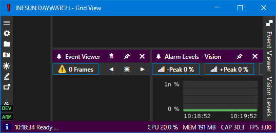 Machine vision grid view.