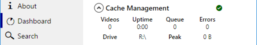 Cache manager performance counters.