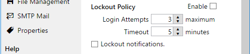 Protected Setup lockout policy.