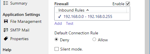 WAV101 application firewall.